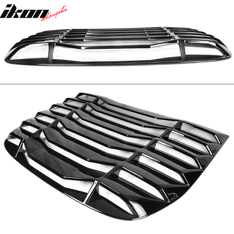 2009-2020 Nissan 370Z Coupe IKON Style Rear Window Scoop Louver Cover