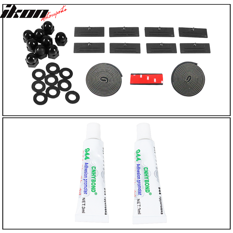 2009-2020 Nissan 370Z Coupe IKON Style Rear Window Scoop Louver Cover