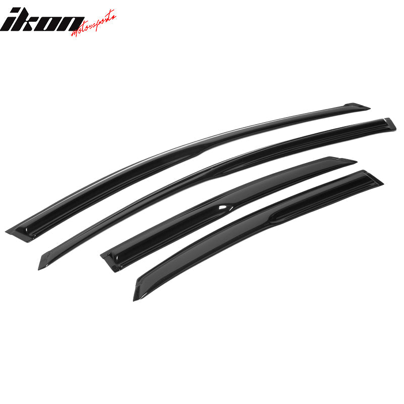 2000-2007 Ford Focus Mugen Style Smoke Tinted Window Visor Acrylic