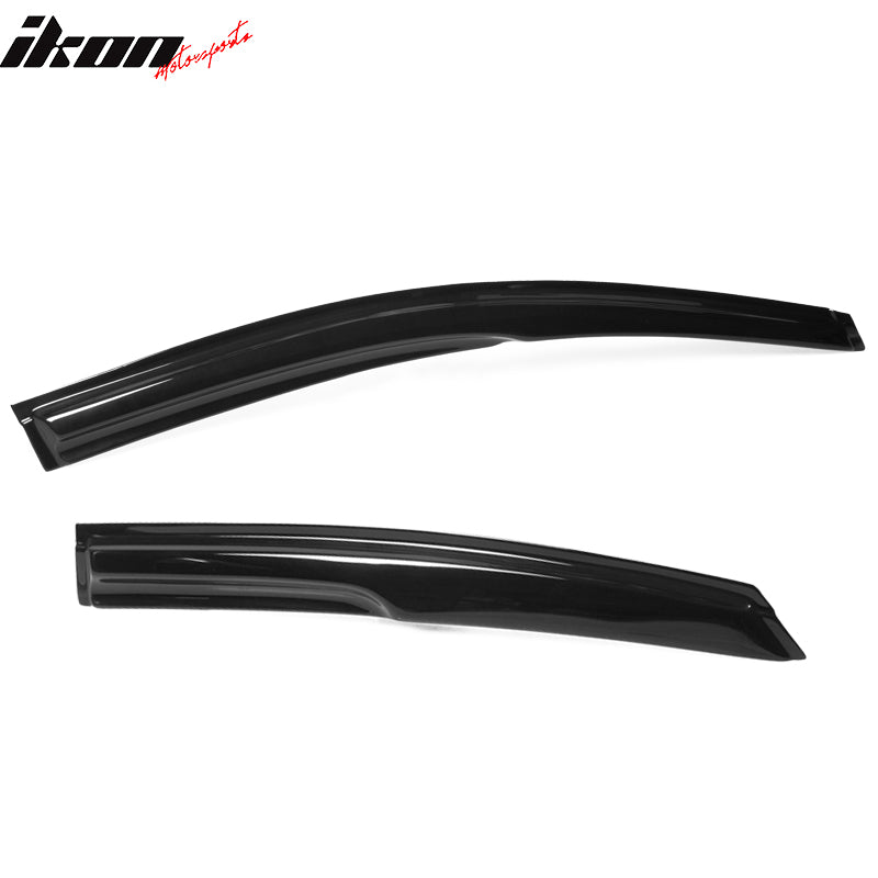 2000-2007 Ford Focus Mugen Style Smoke Tinted Window Visor Acrylic