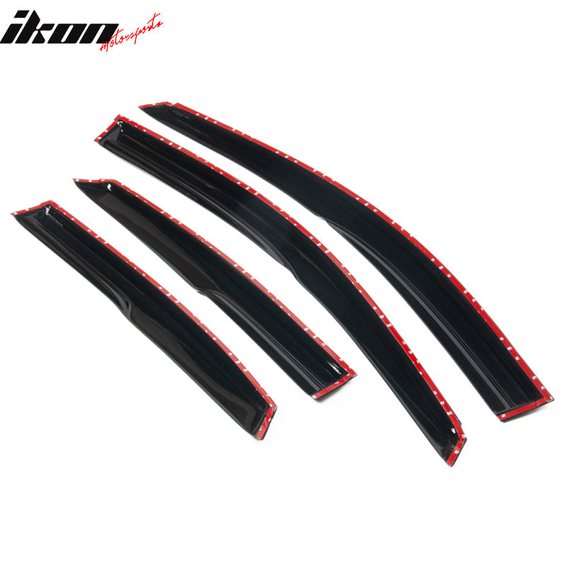 2000-2007 Ford Focus Mugen Style Smoke Tinted Window Visor Acrylic