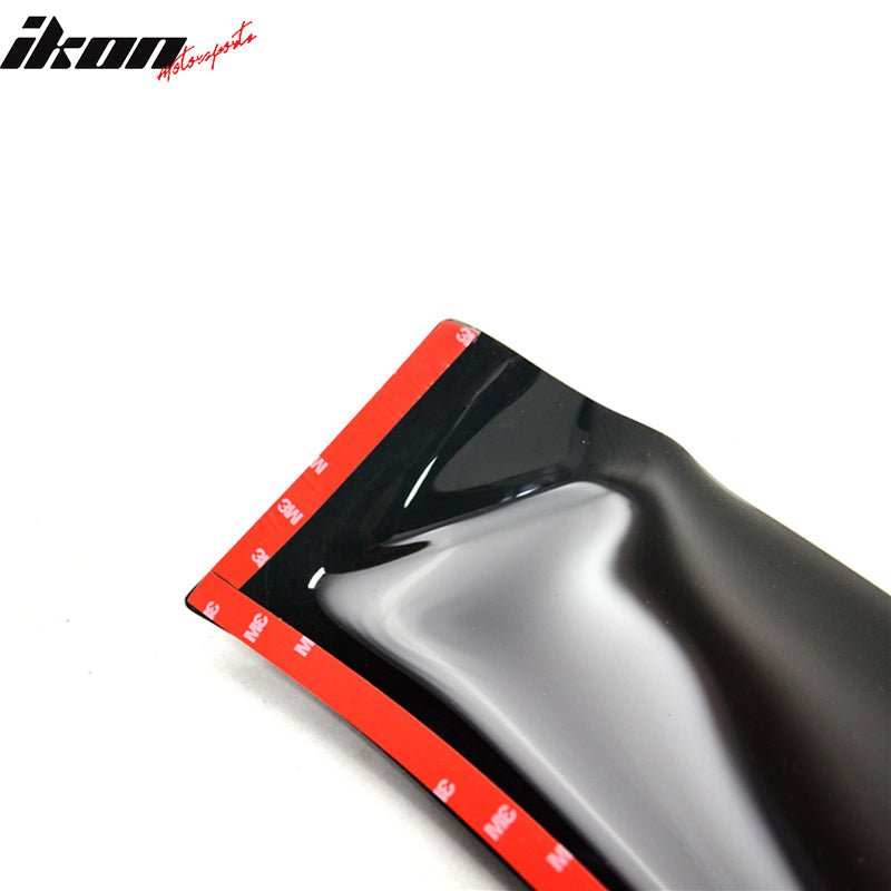 2012-2015 Honda Civic 4Dr Black Rear Roof Window Spoiler Visor Acrylic