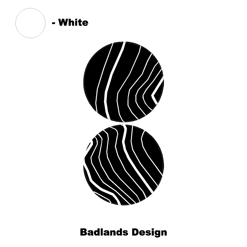 Topo Cup Holder Inserts (Printed Series + Acrylic) - 2021+ Bronco