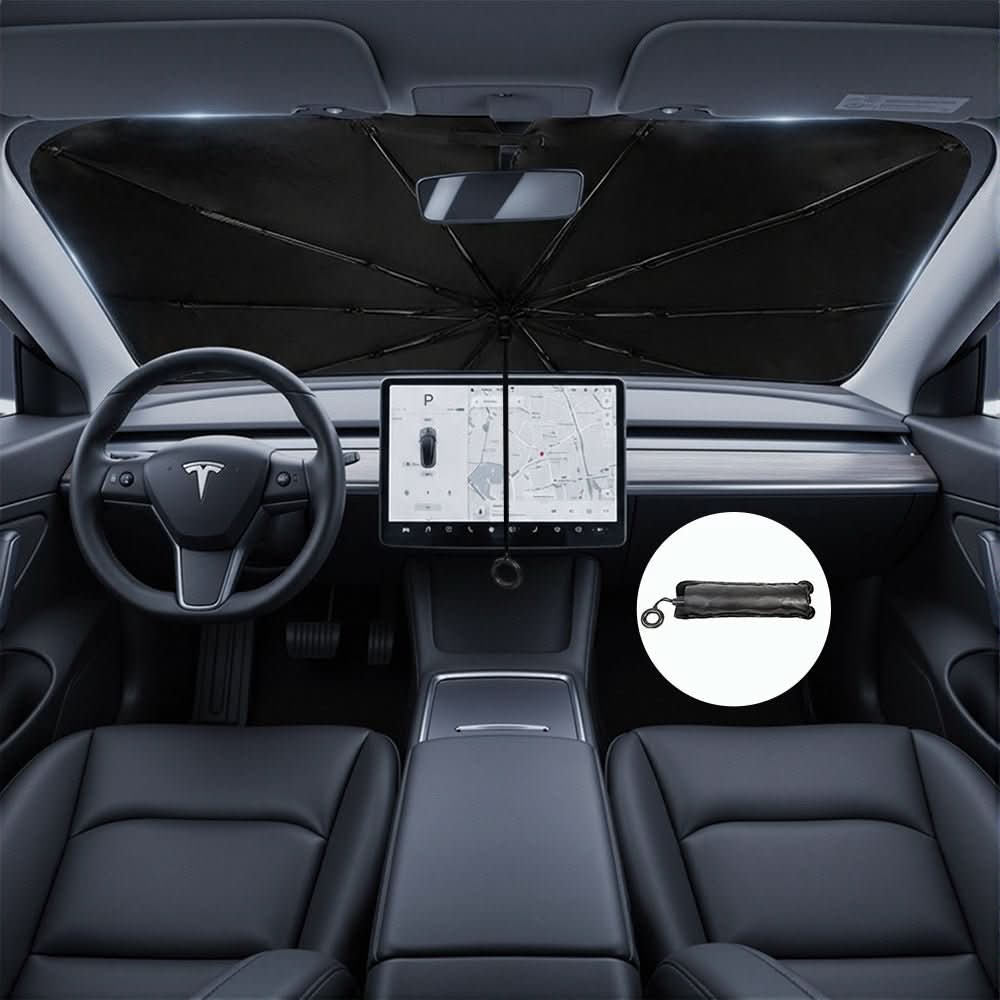 Windshield Sun Shade Umbrella for Tesla Model 3/Y/S/X