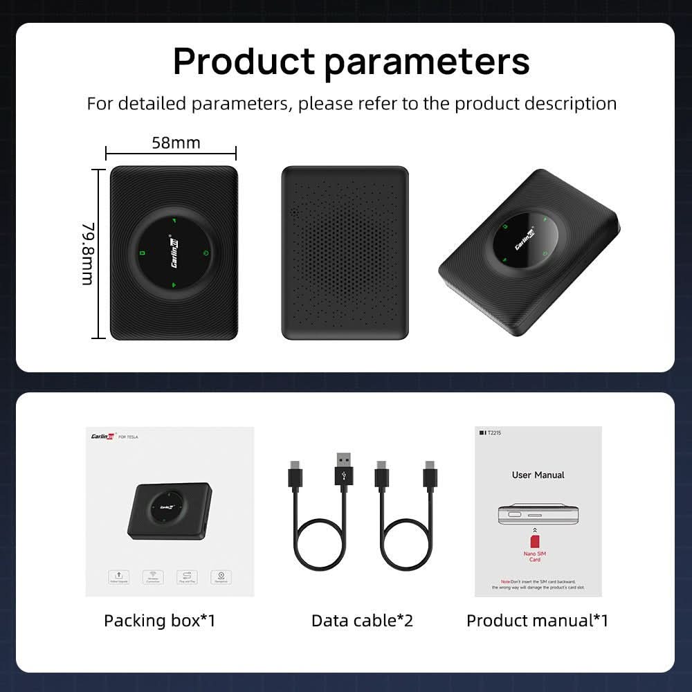 Wireless Apple CarPlay Adapter for Tesla | TESERY