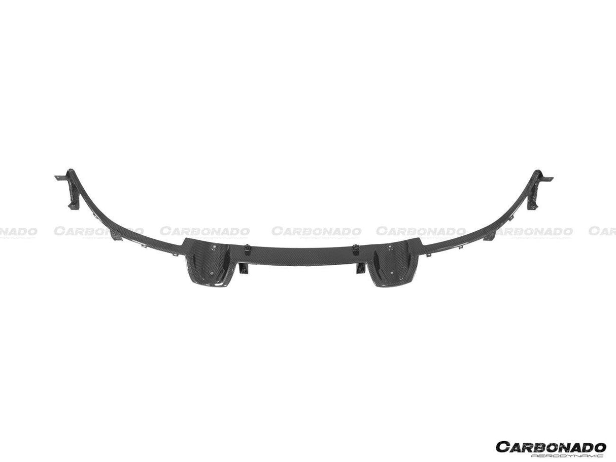 2017-2022 McLaren 720S OEM Style Dry Carbon Fiber Rear Bumper Upper Exhaust Valance Panel
