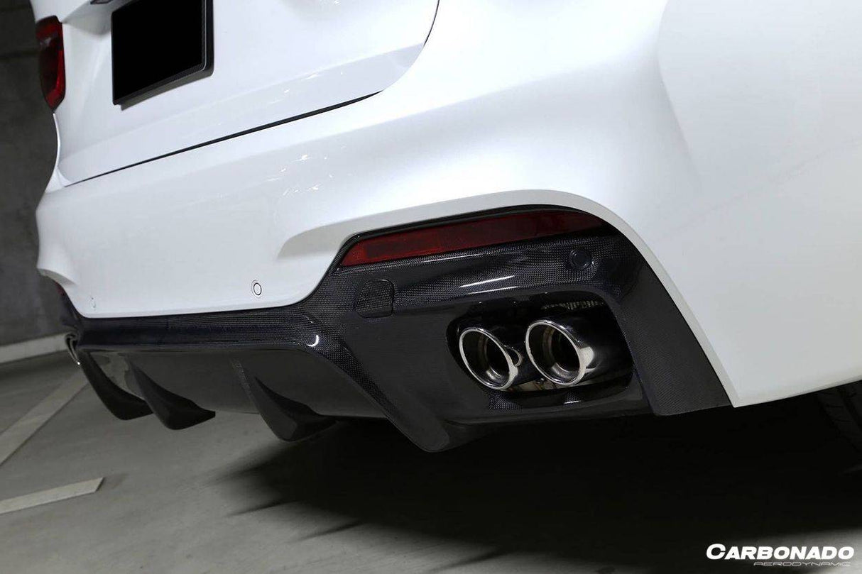 2014-2019 BMW X6 F16 M-TECH 3D Style Carbon Fiber Rear Lip