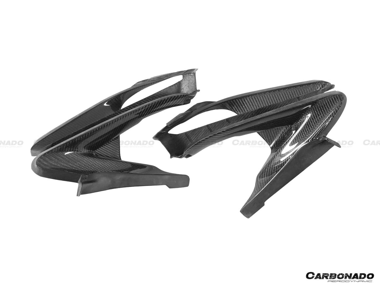 2017-2022 McLaren 720S OEM Style Dry Carbon Fiber Headlight Inserts Tim Replacement