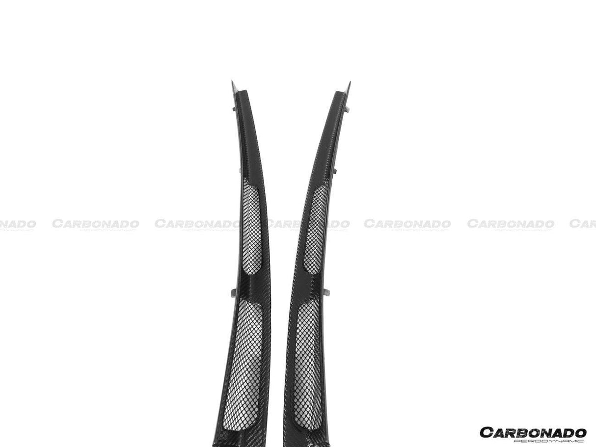 2017-2022 McLaren 720S Coupe Only Carbon Fiber Engine Hood Side Air Intake Vents 6pcs (Dont Fit Spyder)