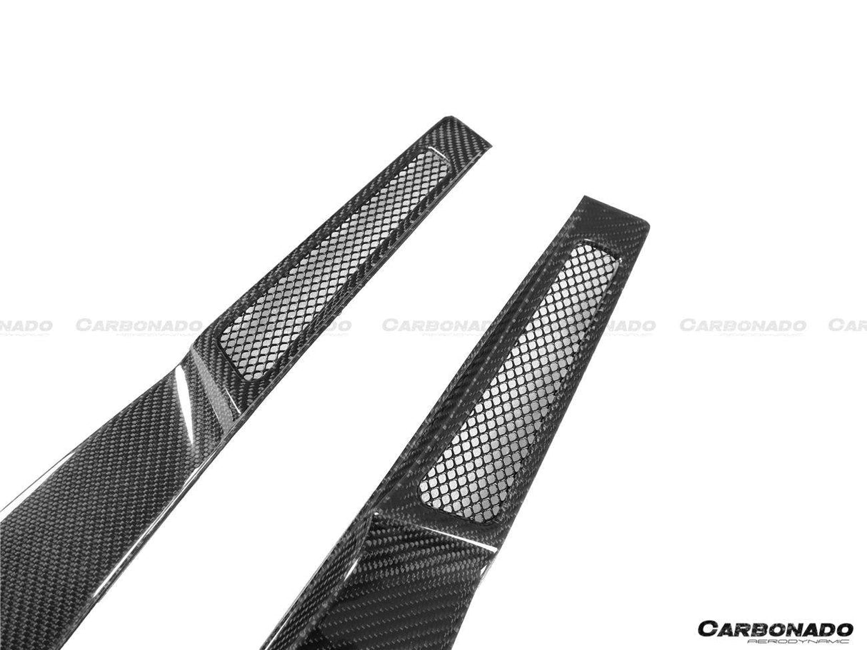 2017-2022 McLaren 720S Coupe Only Carbon Fiber Engine Hood Side Air Intake Vents 6pcs (Dont Fit Spyder)