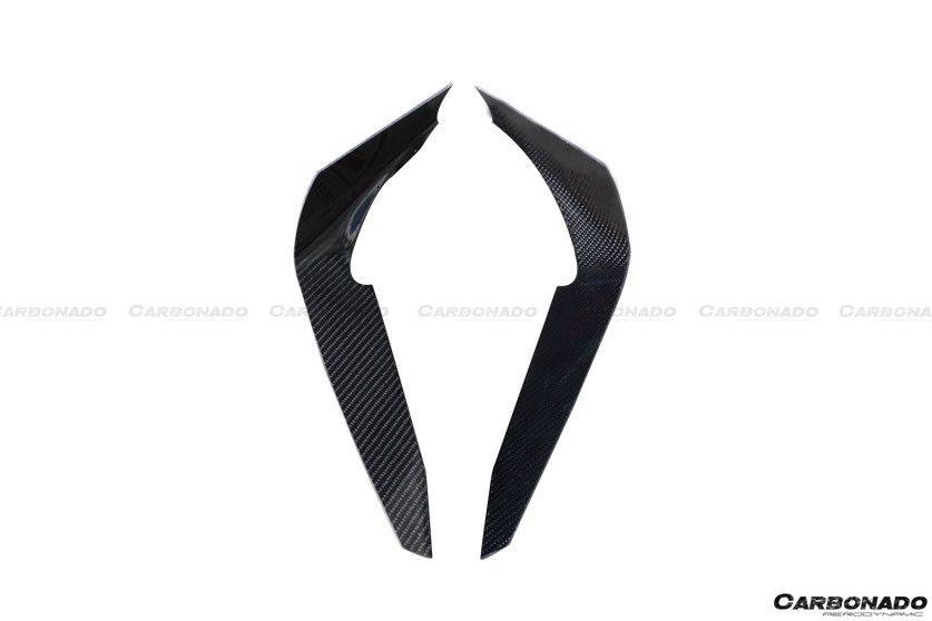 2012-2016 Subaru BRZ CB Style Carbon Fiber Front Bumper Canard & Foglight Cover