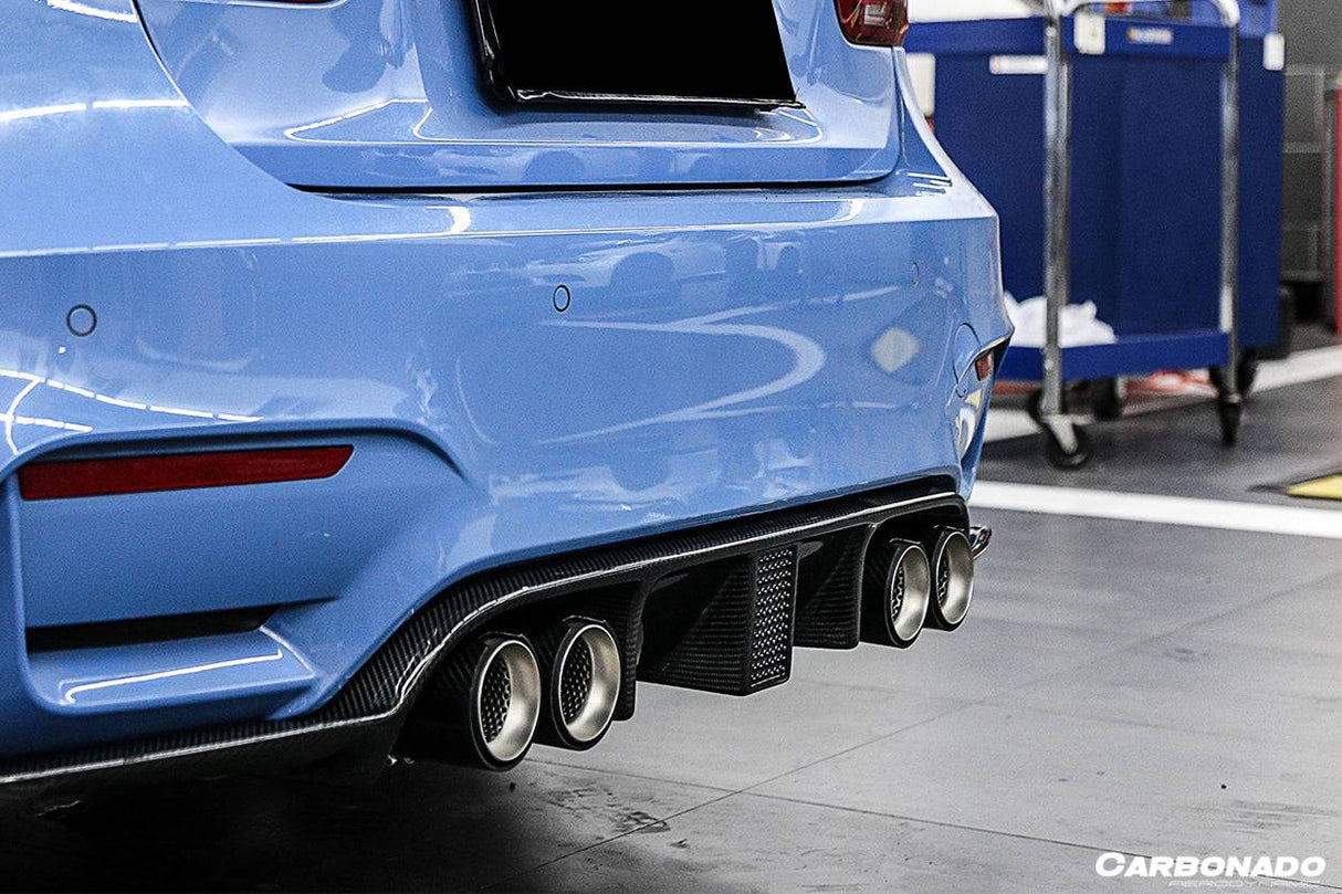 2014-2020 BMW M3 F80 M4 F82 KNF Style Rear Diffuser