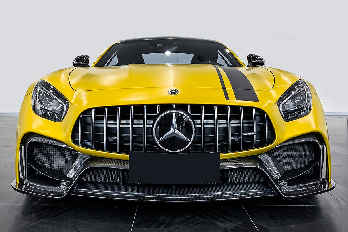 2017-2021 Mercedes Benz AMG GT GTS GTC Partial Carbon Fiber Front Bumper DarwinPRO IMP Design