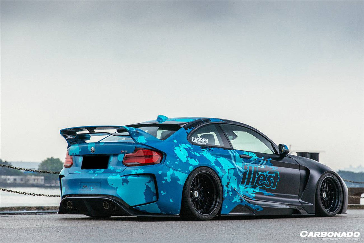 2016-2020 BMW M2 F87 VR Style Partial Carbon Fiber Wide Full Body kit