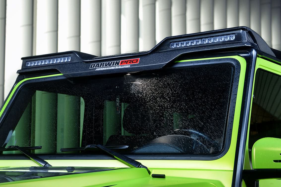 2008-2018 Mercedes Benz W463 G Wagon IMP Style Carbon Fiber Front Roof Spoiler | Fits G500, G550, G63 AMG, G65 AMG