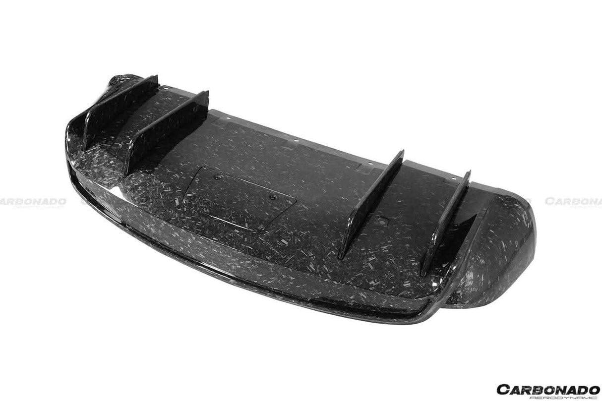2019-2021 Tesla Model X SUV RZS Style Carbon Fiber Rear Diffuser