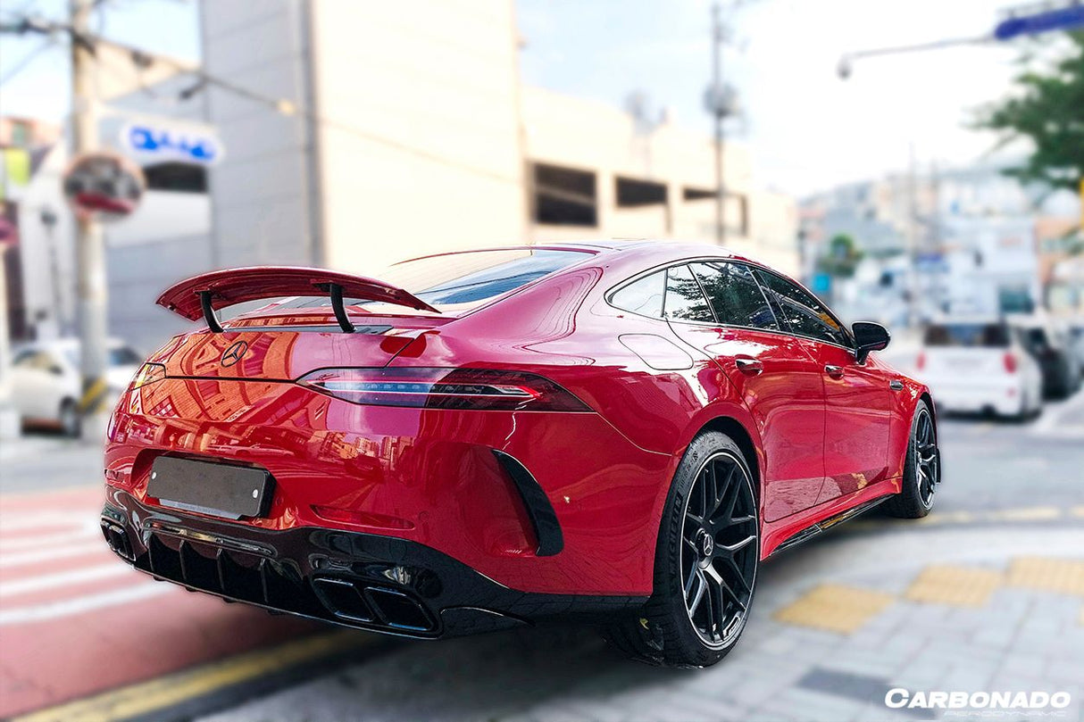 2019-2023 Mercedes Benz AMG GT63 S 4Door Coupe X290 OEM Style Carbon Fiber Rear Canards
