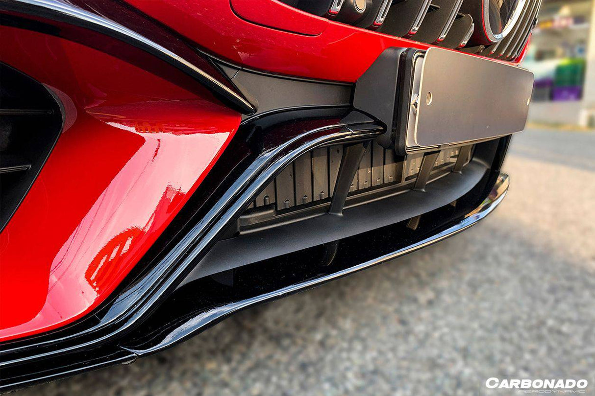 2019-2023 Mercedes Benz AMG GT63S 4Door Coupe X290 OEM Style Carbon Fiber Middle Front Lip