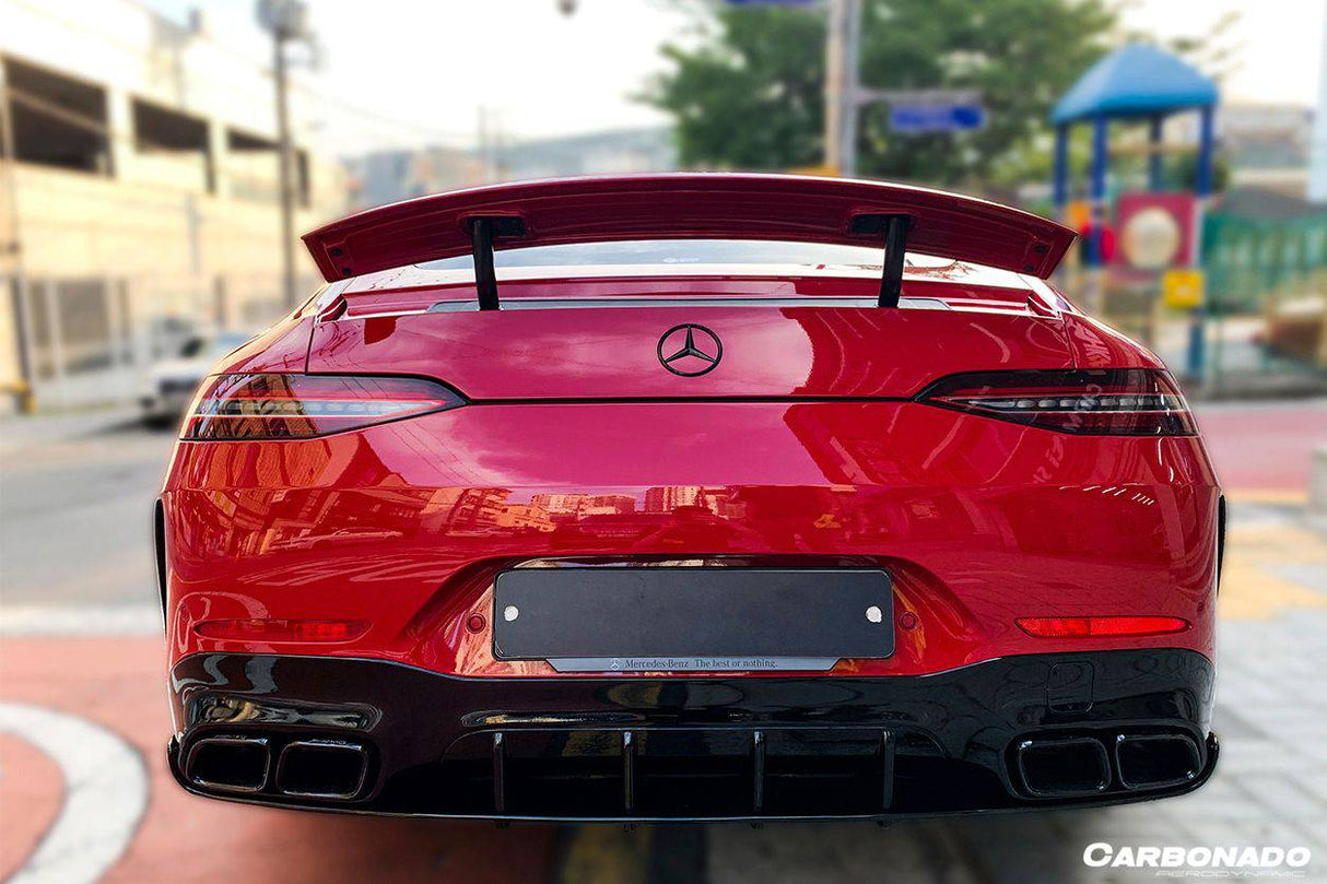 2019-2023 Mercedes Benz AMG GT63 S 4Door Coupe X290 OEM Style Carbon Fiber Rear Diffuser
