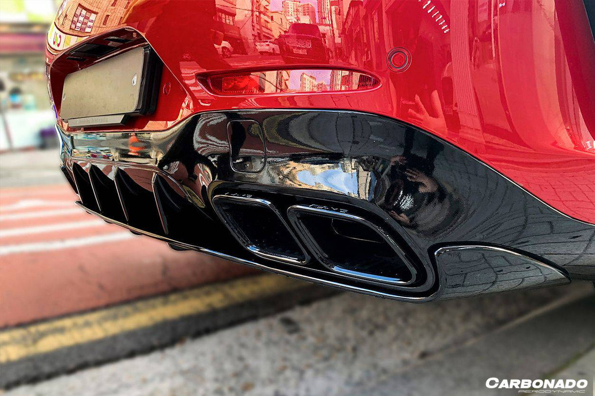 2019-2023 Mercedes Benz AMG GT63 S 4Door Coupe X290 OEM Style Carbon Fiber Rear Diffuser
