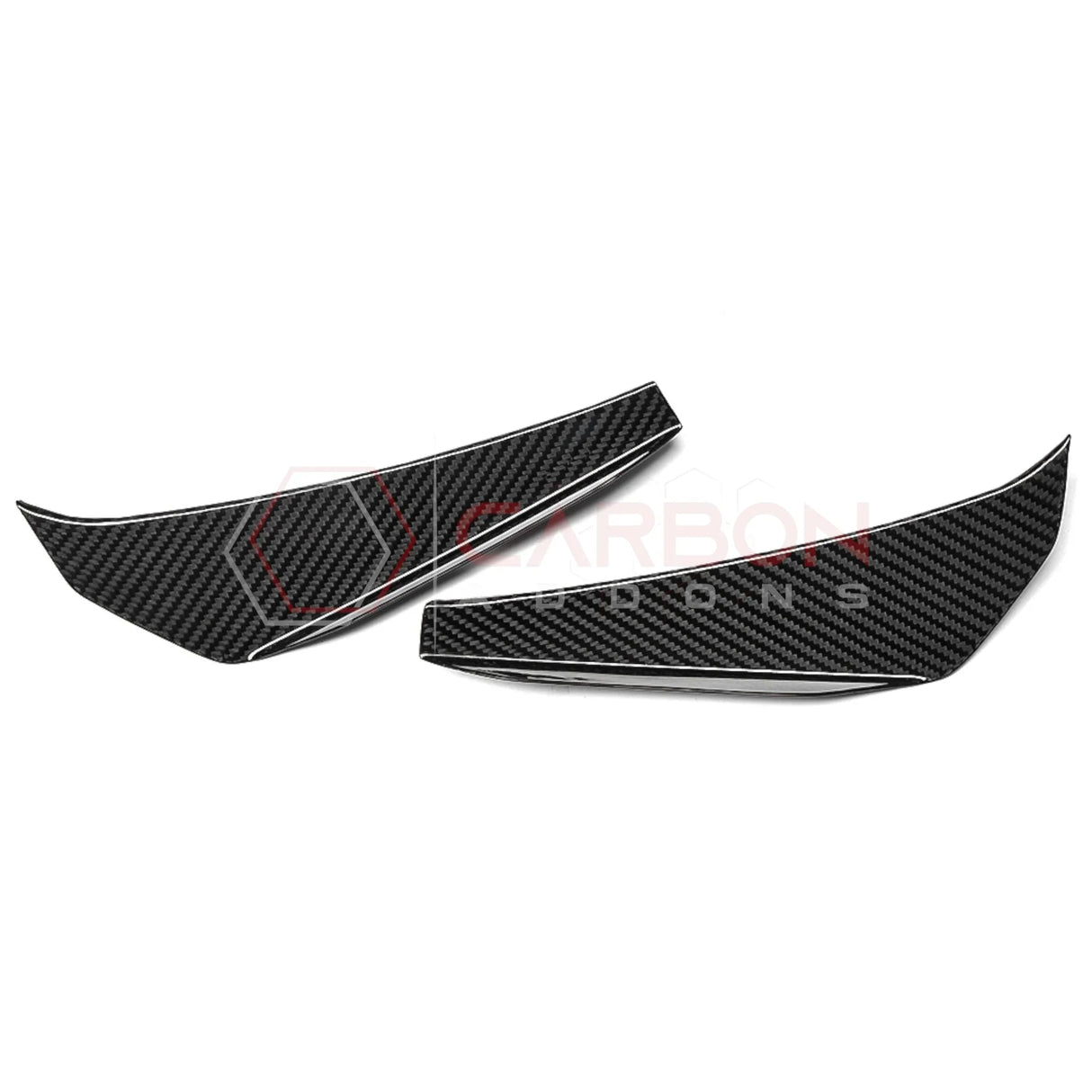 C8 Z06/ERay Corvette Carbon Fiber Upper Canards