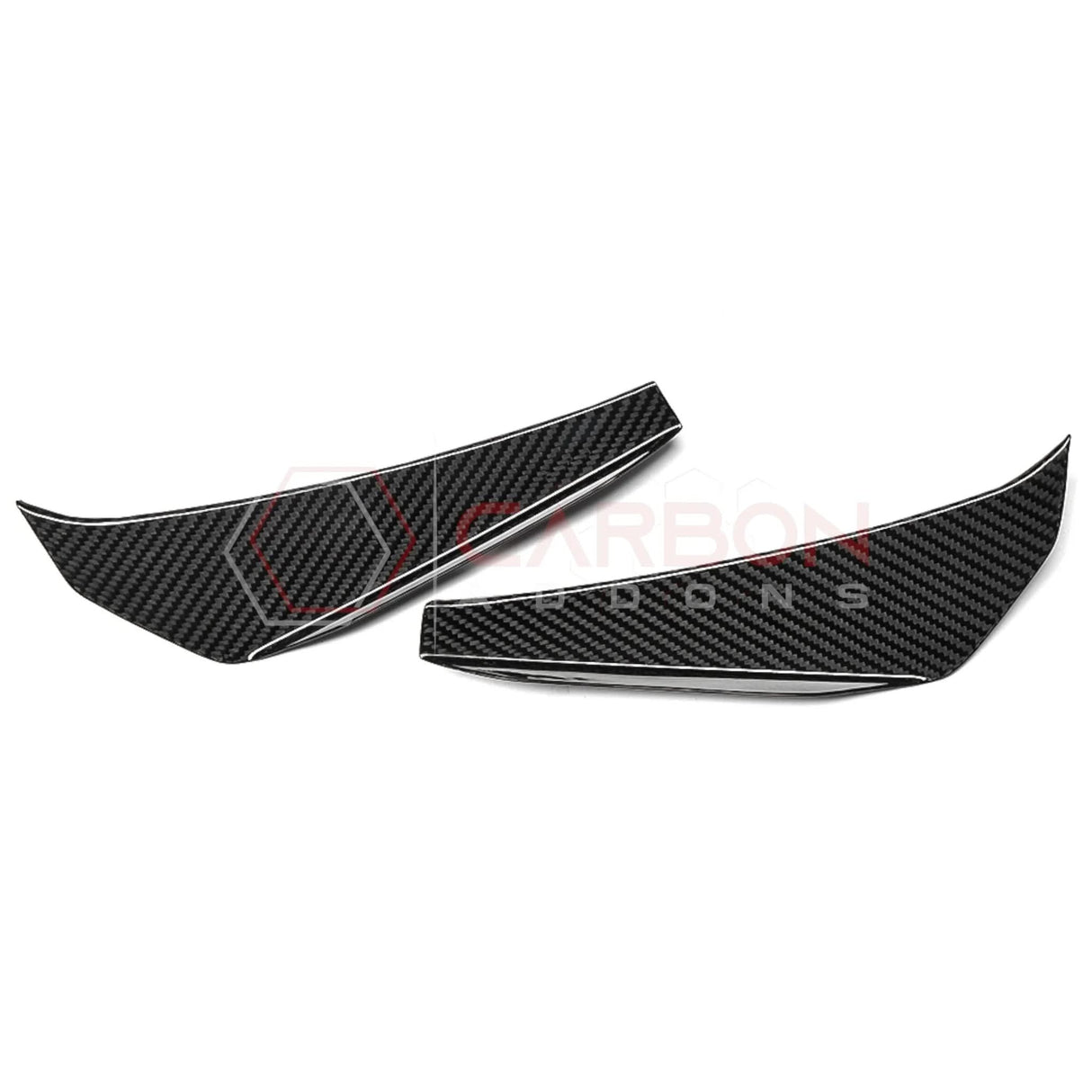 C8 Z06/ERay Corvette Carbon Fiber Upper Canards