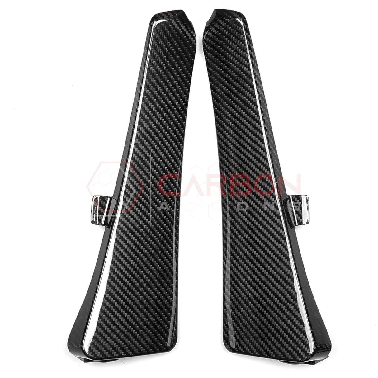 C8 Corvette Z06 & E-Ray 2022-2025 Extended Splash Guards | 4pcs Real Carbon Fiber Mud Flaps Set