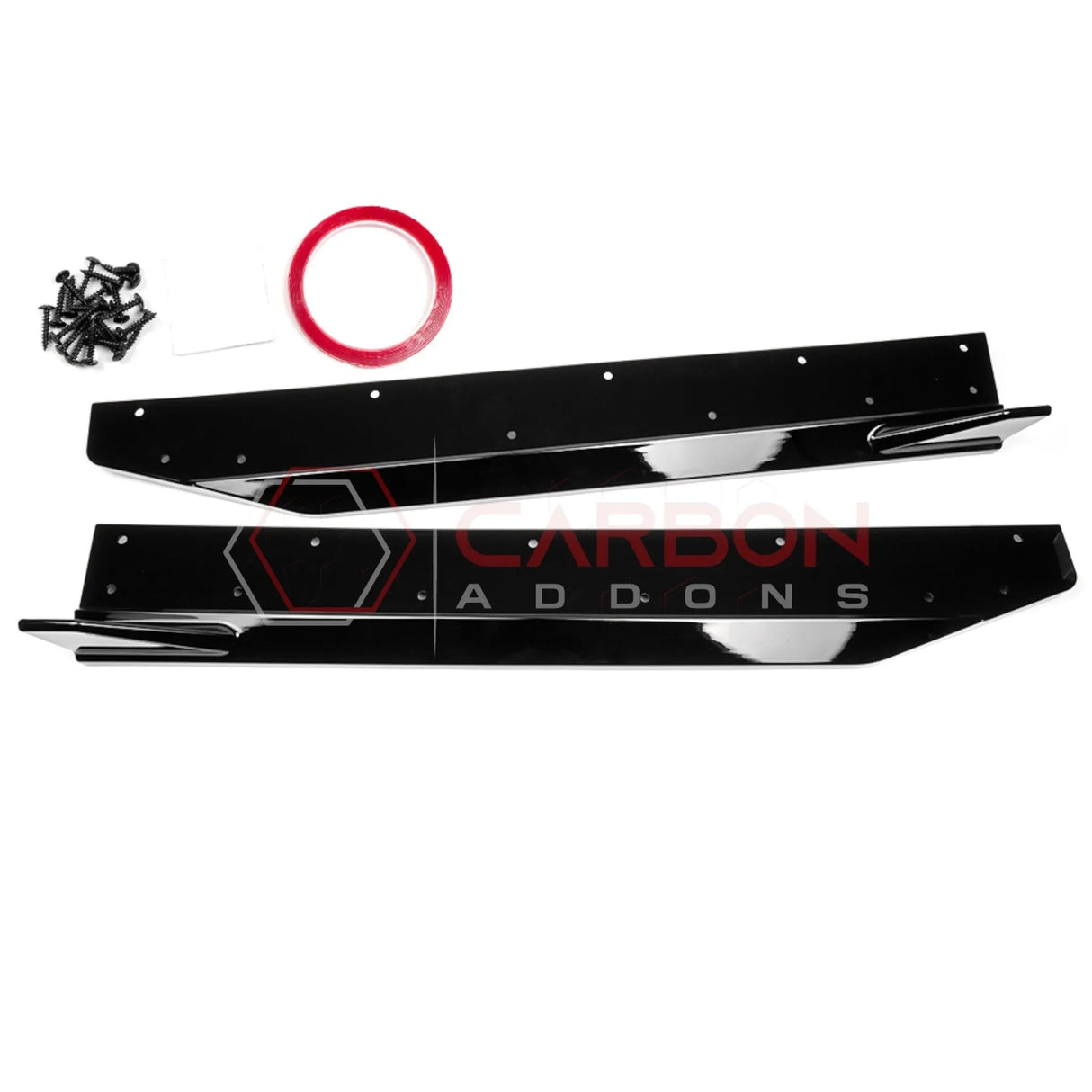 2024+ Mustang S650 Side Skirt Extensions with Winglets | ABS