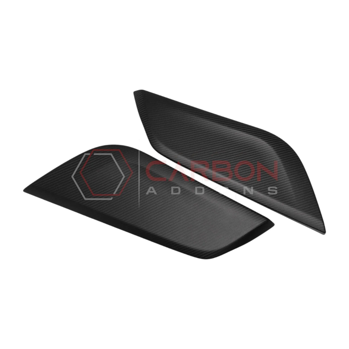 2024+ S650 Mustang Real Carbon Fiber Center Console Side Trim Covers