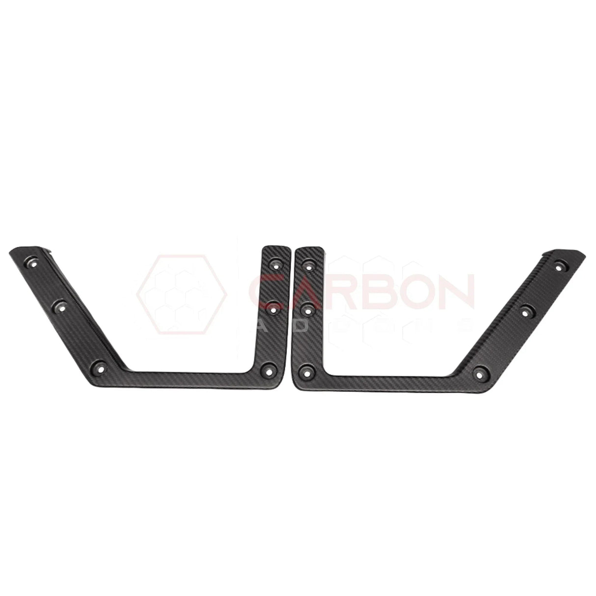 Real Carbon Fiber Front Door Storage Pocket Net Frame For 2021–2025 Ford Bronco | Direct Replacement