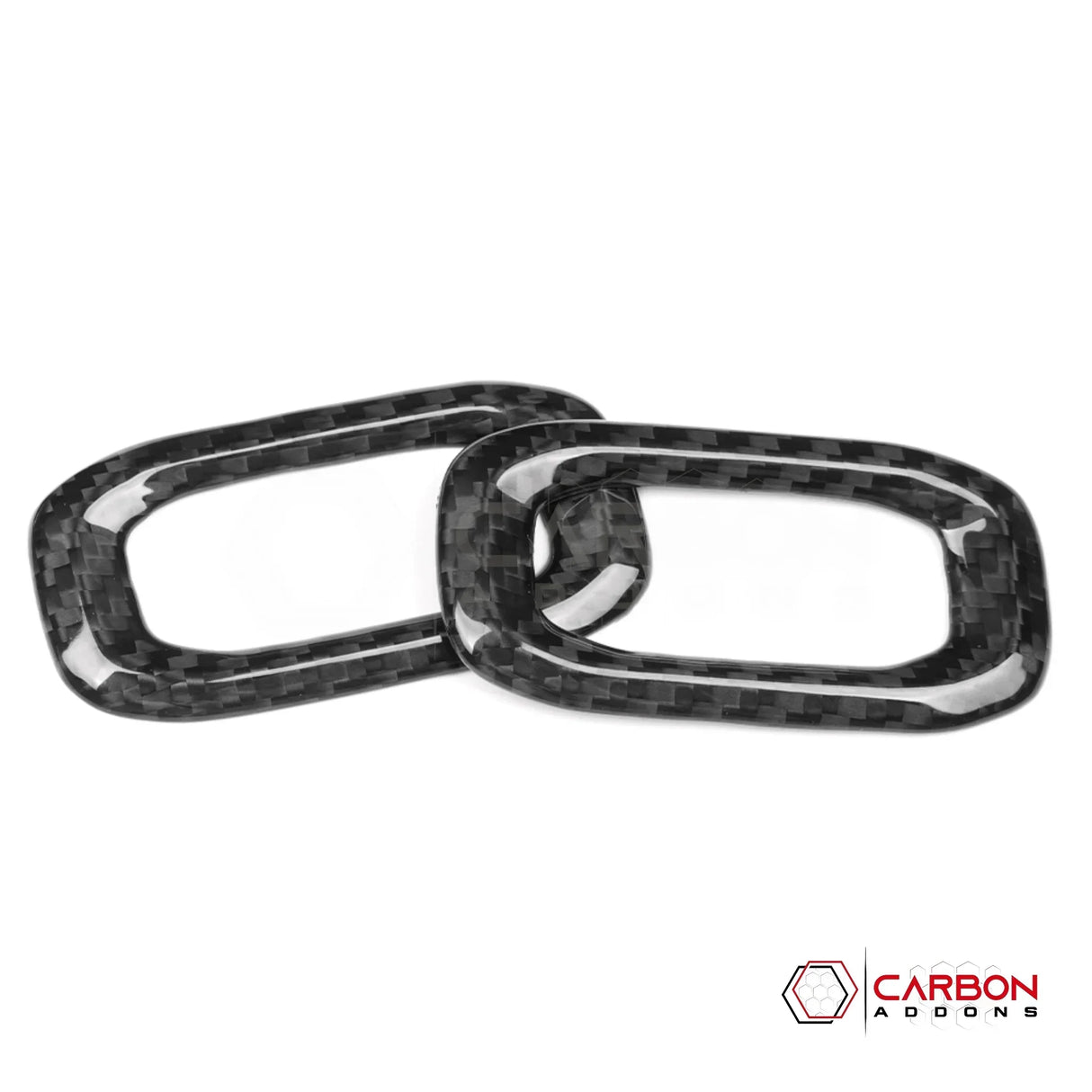 2018+ Jeep Wrangler JL & 2020+ Gladiator JT Carbon Fiber Door Lock Switch Trim Covers