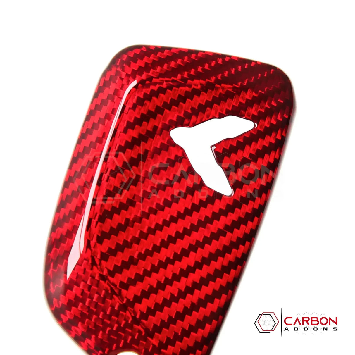 C8 Corvette Real Carbon Fiber Key Fob Cover | Black, Red, Blue & Forged Carbon (2020–2026)