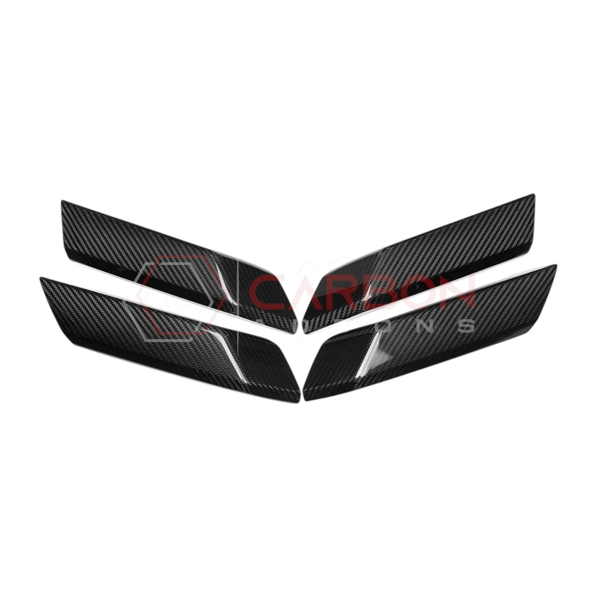 2021+ Bronco Real Carbon Fiber Interior Lower Door Handle Trim Covers