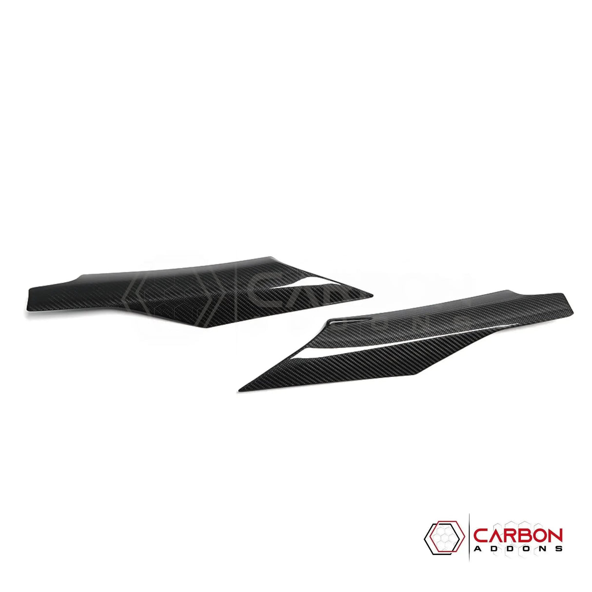 C8 Corvette Real Carbon Fiber Door Speaker Upper Trim Covers | Interior Upgrade (2020–2026)