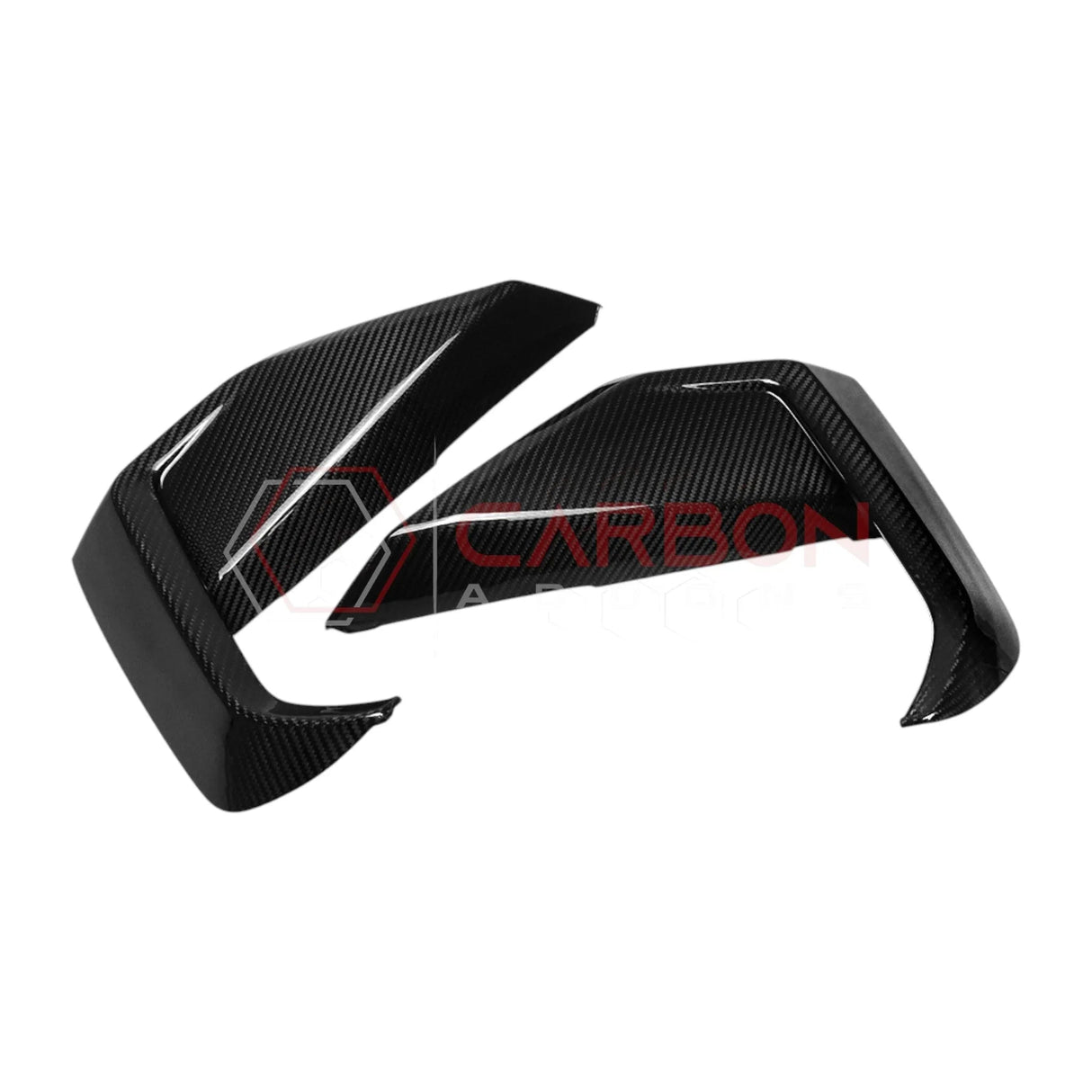 2024+ S650 Mustang GT Real Carbon Fiber Lower Side Grill Trim Cover