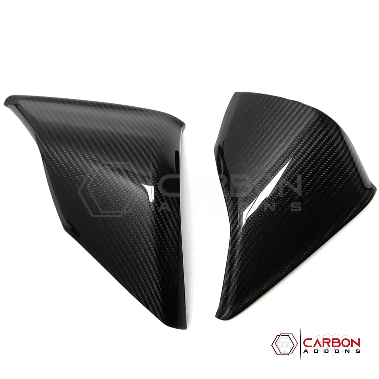 C8 Corvette Real Carbon Fiber Gauge Cluster Upper Dashboard HUD Side Covers | Interior Upgrade (2020–2026)