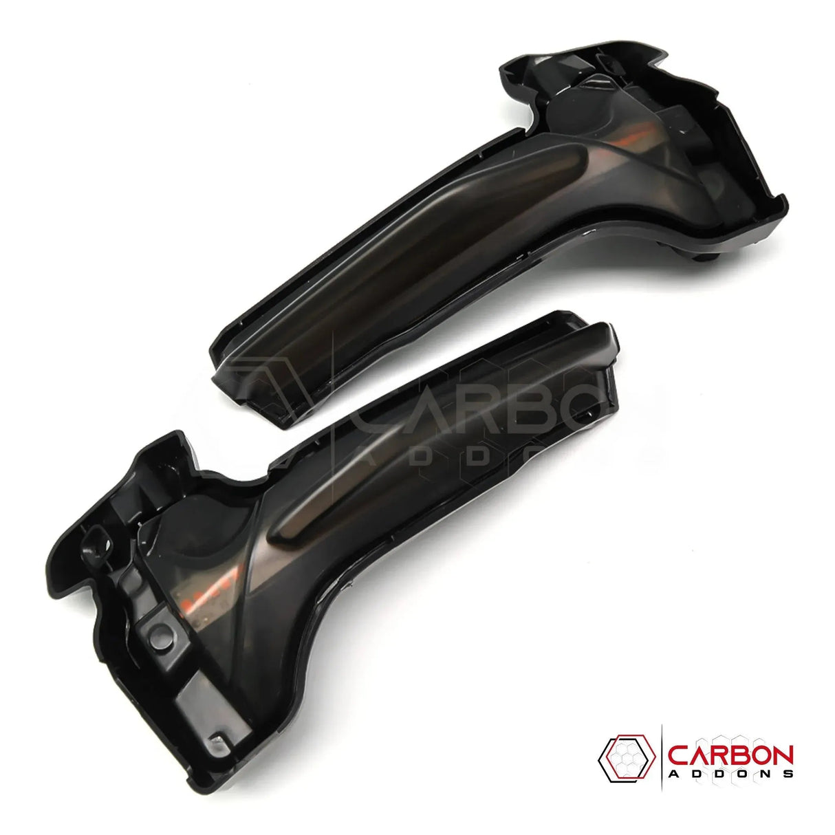 C8 Corvette Smoked Sequential LED Mirror Cap Turn Signals | Plug-and-Play Upgrade (2020–2026)