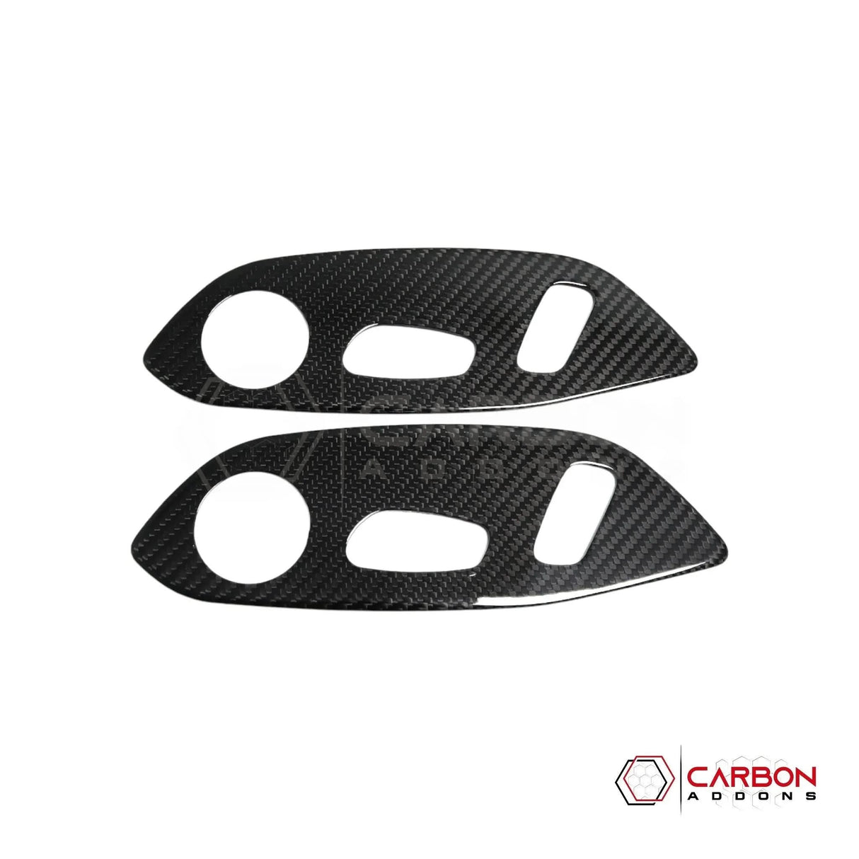 C8 Corvette Real Carbon Fiber Seat Control Adjuster Trim Covers | Interior Upgrade (2020–2026)