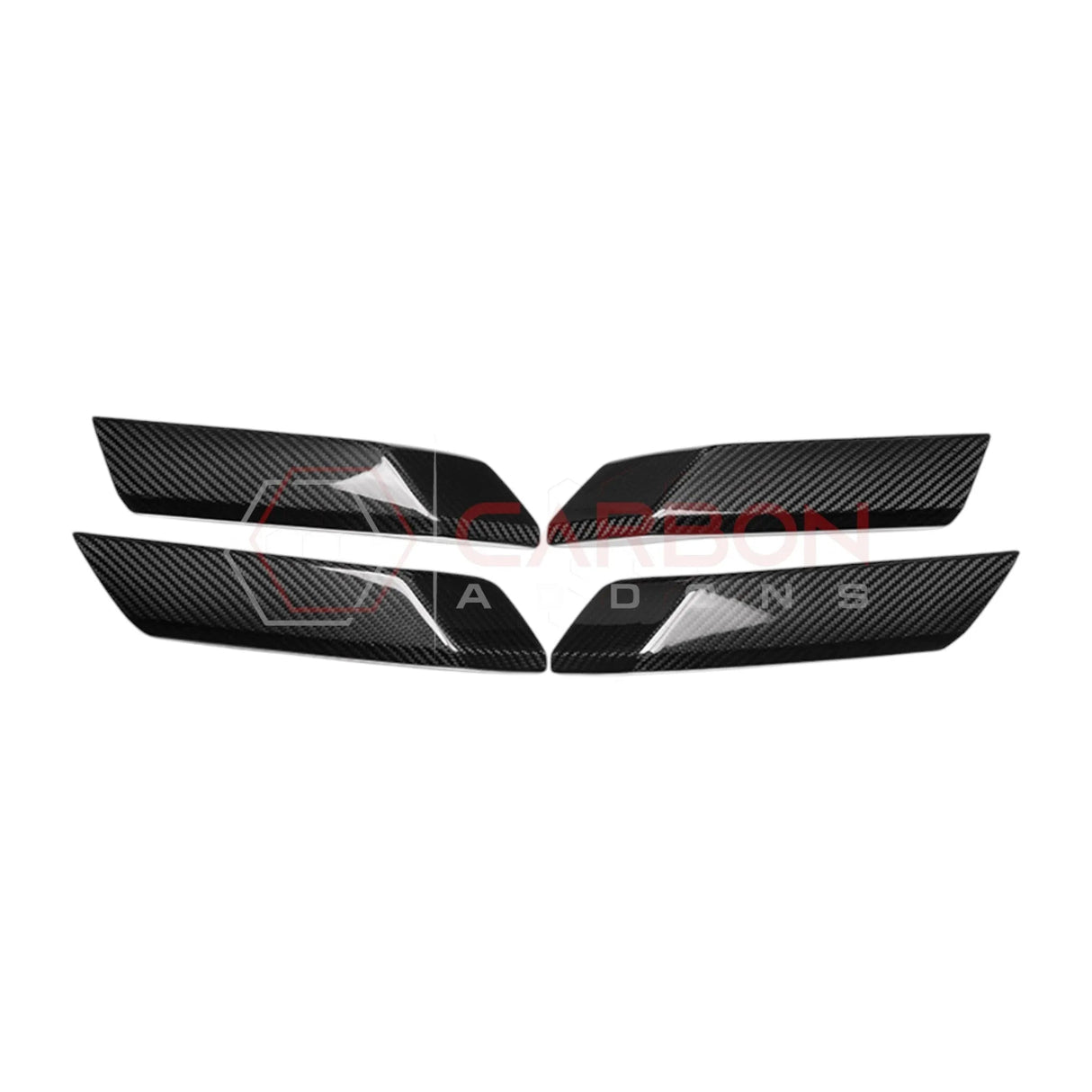 2021+ Bronco Real Carbon Fiber Interior Lower Door Handle Trim Covers