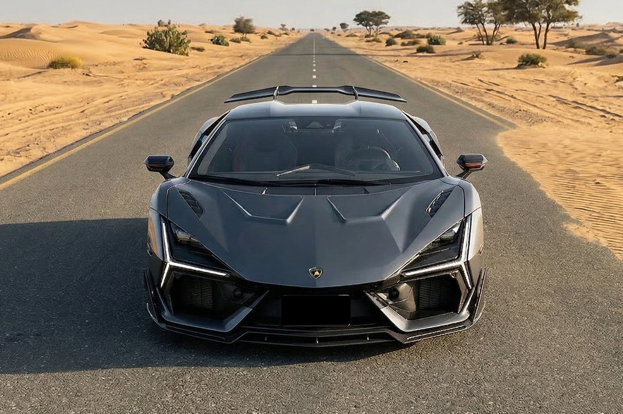 2024-UP Lamborghini Revuelto BK Style Autoclave Carbon Fiber Hood