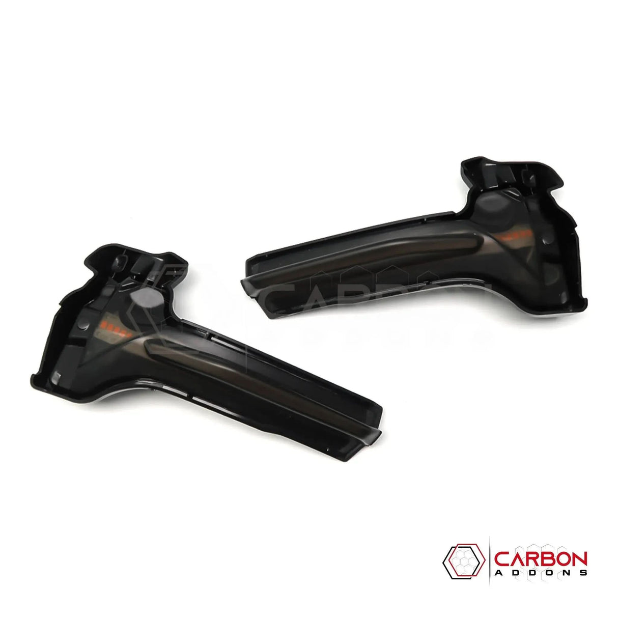 C8 Corvette Smoked Sequential LED Mirror Cap Turn Signals | Plug-and-Play Upgrade (2020–2026)