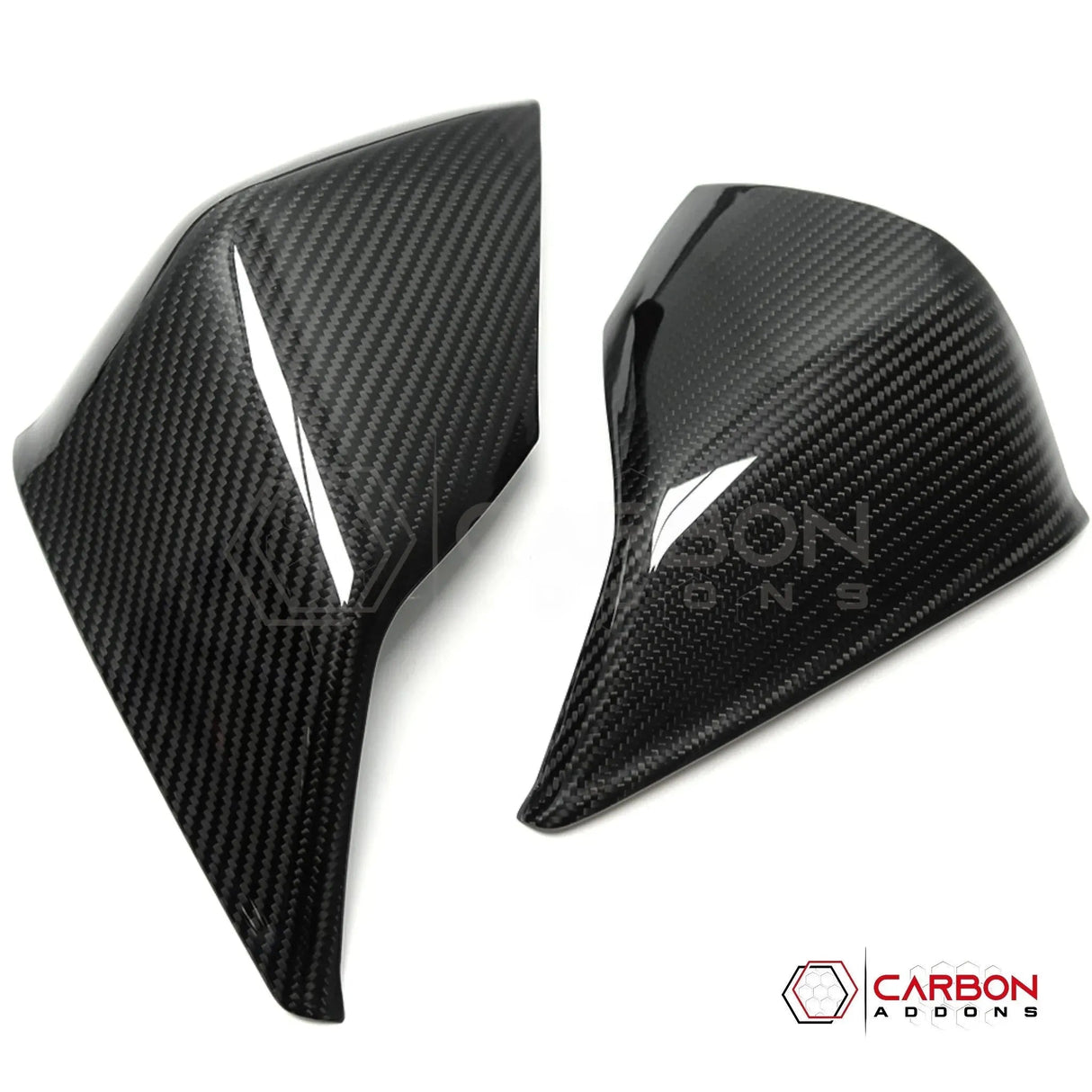 C8 Corvette Real Carbon Fiber Gauge Cluster Upper Dashboard HUD Side Covers | Interior Upgrade (2020–2026)