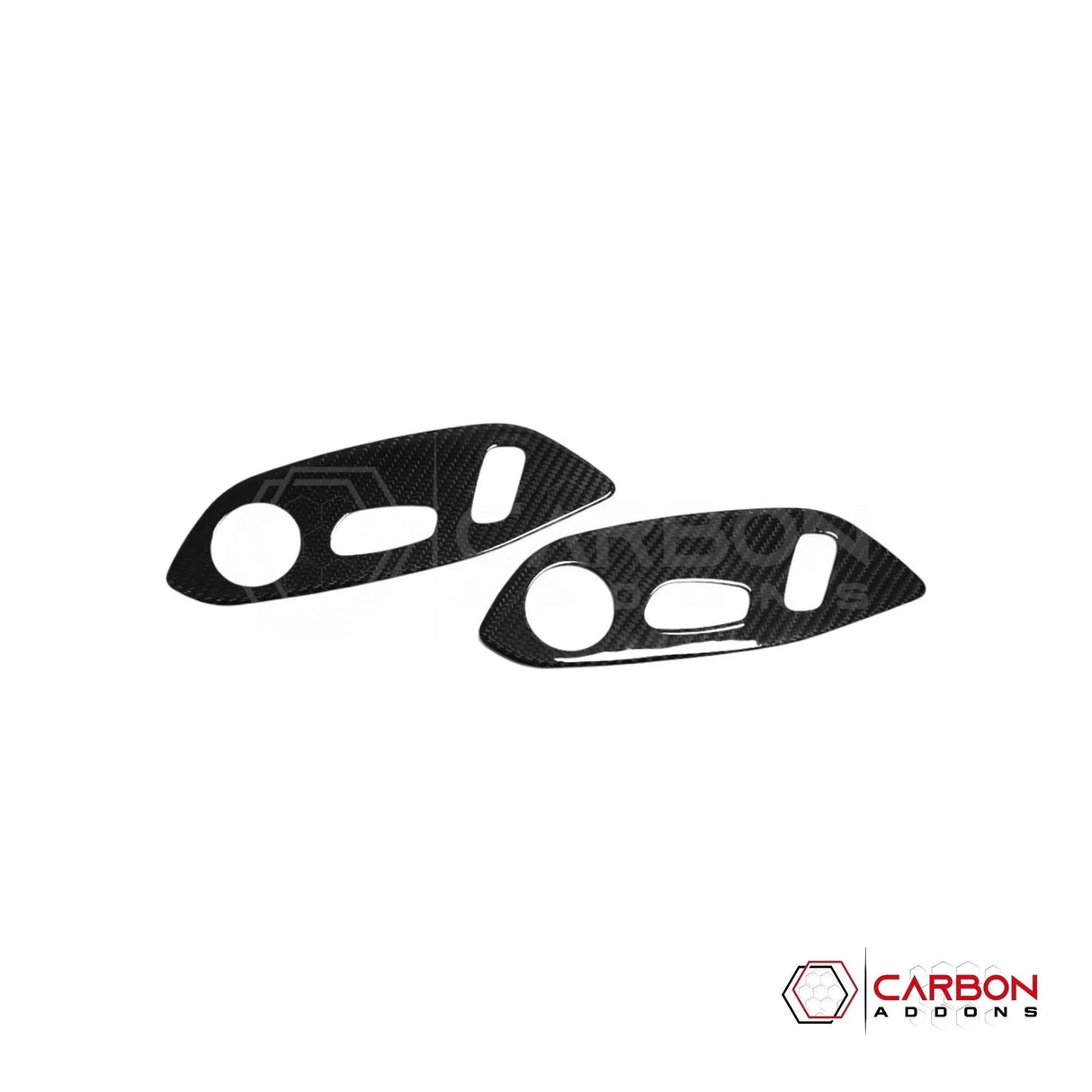 C8 Corvette Real Carbon Fiber Seat Control Adjuster Trim Covers | Interior Upgrade (2020–2026)