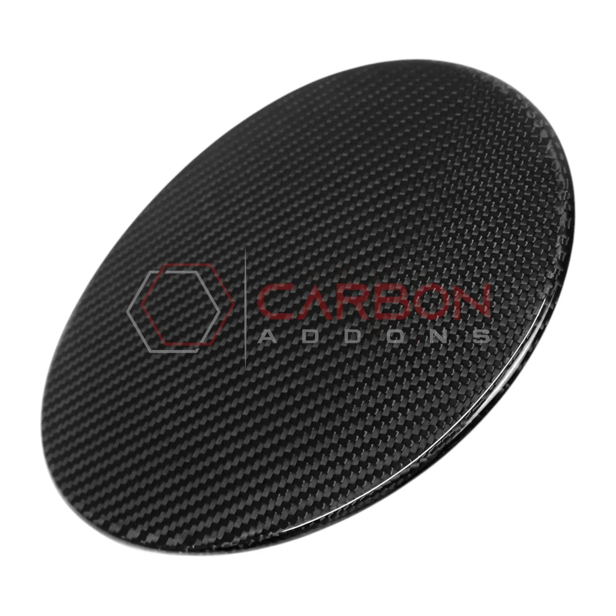 Real Carbon Fiber Fuel Door Cover for 2024+ Ford Mustang