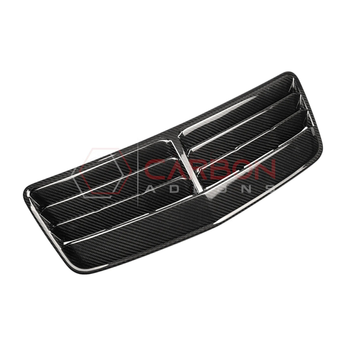 2024+ S650 Mustang Real Carbon Fiber Hood Vent | Direct Replacement - OEM Style