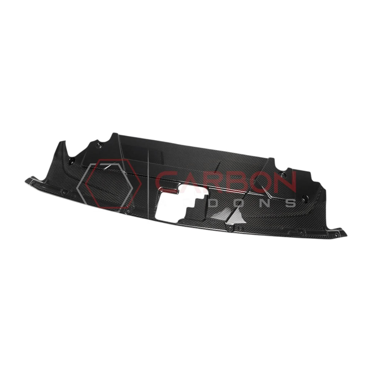2024+ S650 Mustang Radiator Shroud Carbon Fiber Cover | Direct Replacement