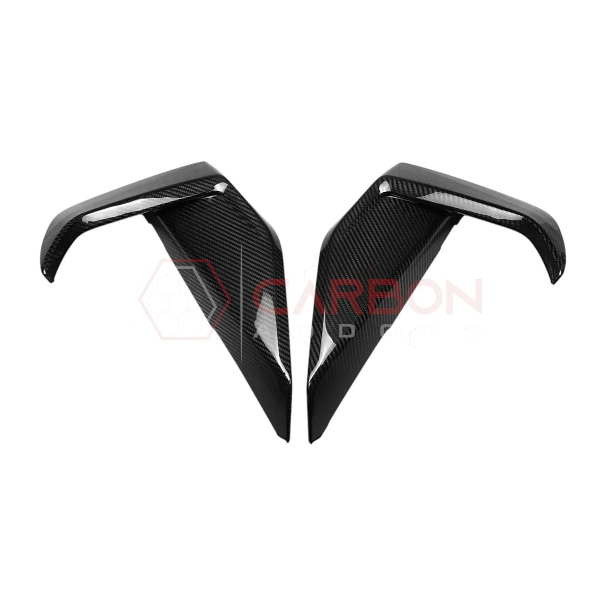 2024+ S650 Mustang GT Real Carbon Fiber Lower Side Grill Trim Cover