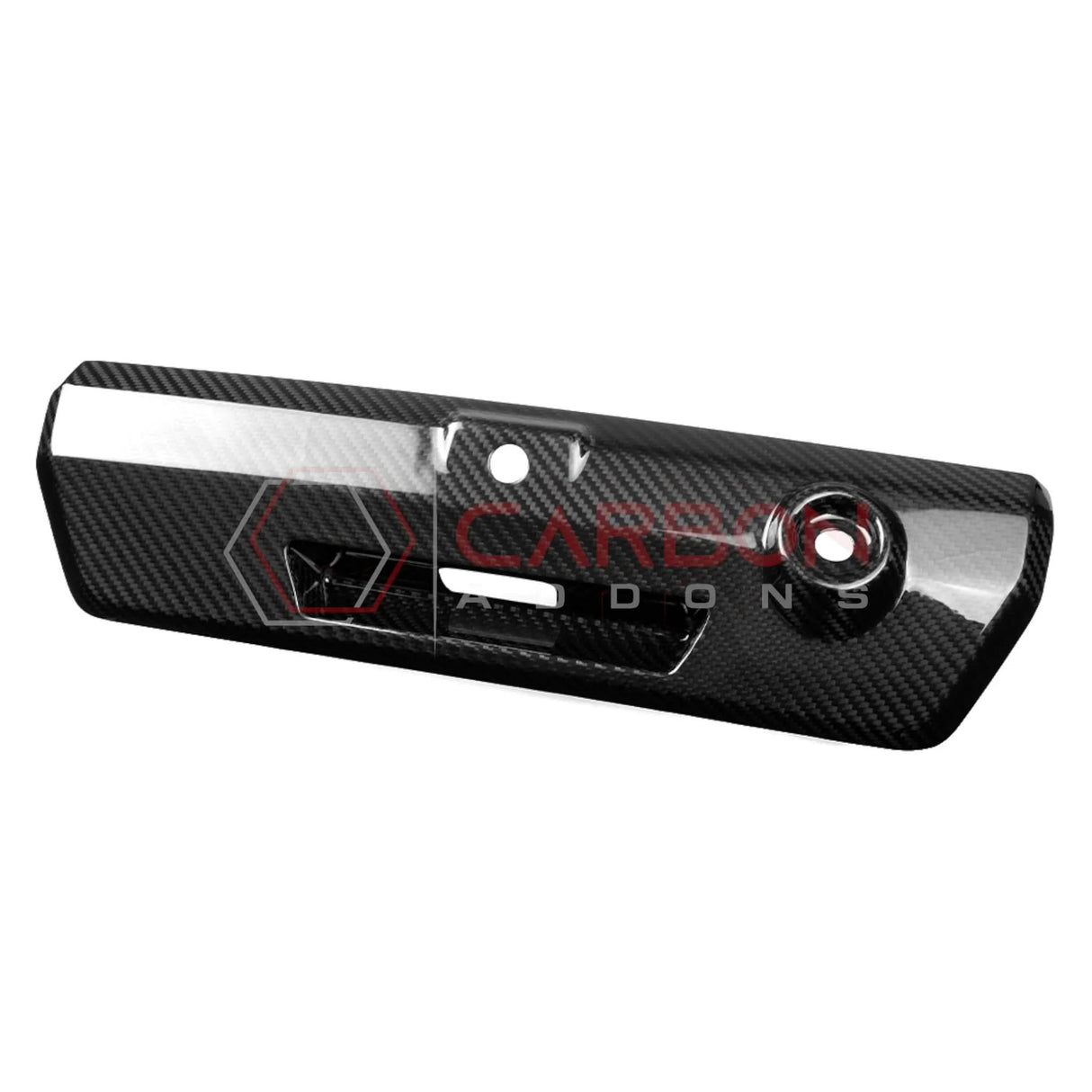 F150 2021-Up Tailgate Latch Door Handles Real Carbon Fiber Cover