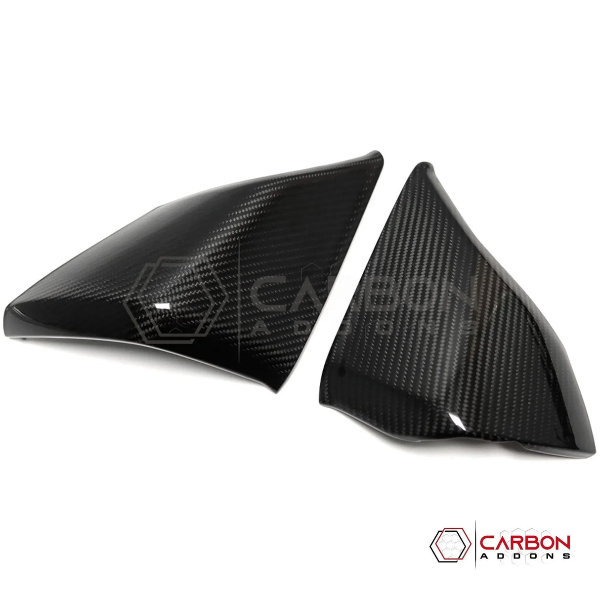 C8 Corvette Real Carbon Fiber Gauge Cluster Upper Dashboard HUD Side Covers | Interior Upgrade (2020–2026)