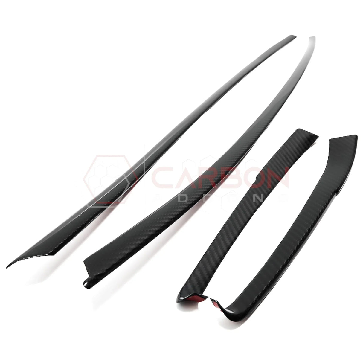 Carbon Fiber Side Window Sill Trim for Corvette C8 Stingray, Z51, Z06 (2020–2025) – Coupe or Convertible